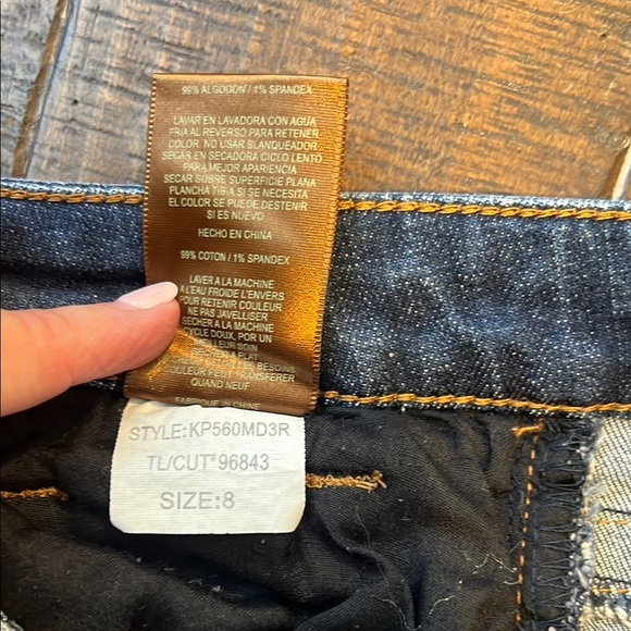 Kut from the Kloth Blue Straight Leg Jeans - Picture 4 of 4